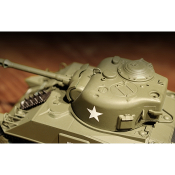 Ferngesteuerter Soundpanzer 1:30 U.S. M4A3 Sherman RTR 2,4 GHz – Heng Long 3841-01